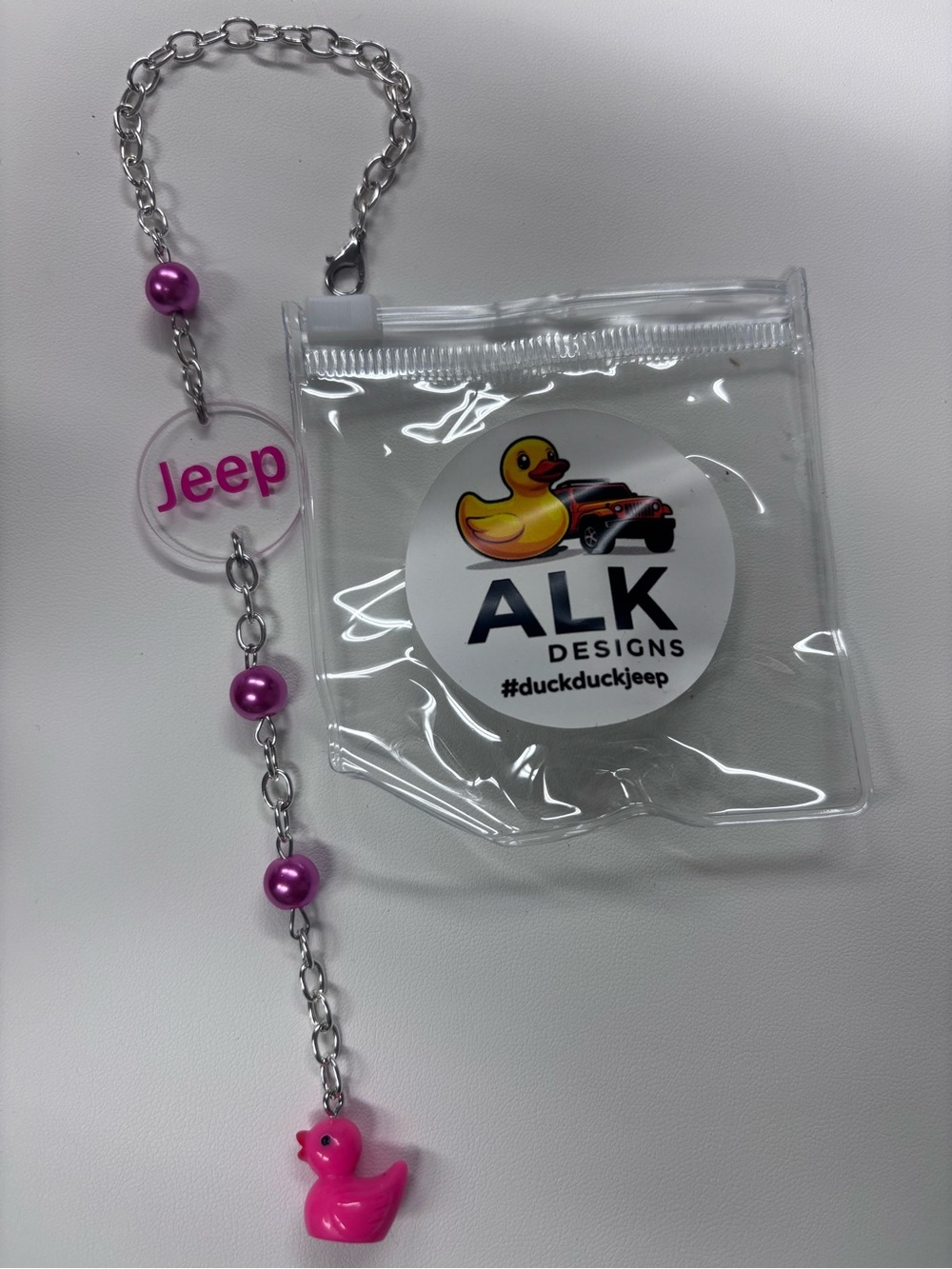 Jeep rearview mirror charm